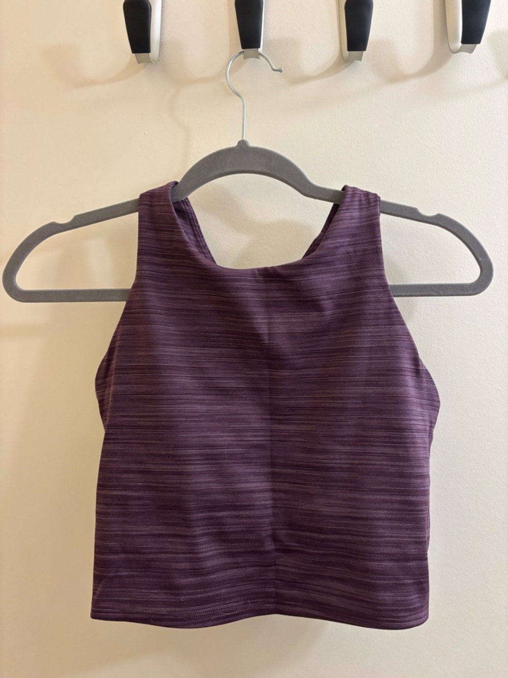 Athleta  Striped Cropped Tank Top
